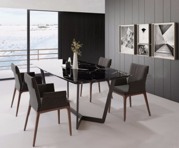 Modern Dining Table And Chairs-ID:111675117