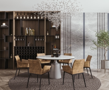 Modern Dining Table And Chairs-ID:205789825