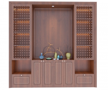 New Chinese Style Decorative Cabinet-ID:157207118
