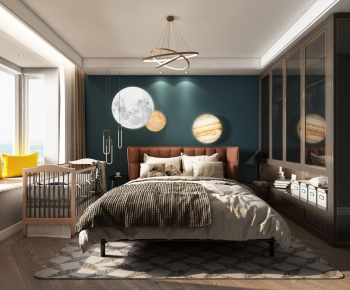 Nordic Style Bedroom-ID:784263971