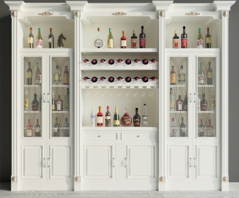 European Style Wine Cabinet-ID:739816671