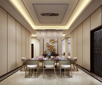 New Chinese Style Dining Room-ID:617939141