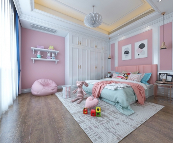 Nordic Style Girl's Room Daughter's Room-ID:815533693