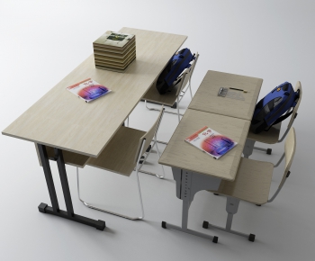 Modern Computer Desk And Chair-ID:859348583