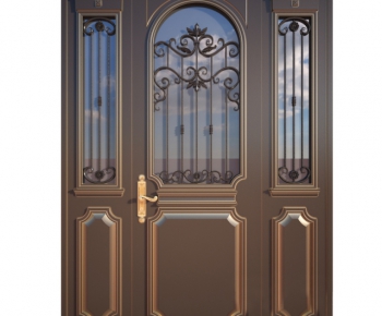 European Style Solid Wood Door-ID:553306327