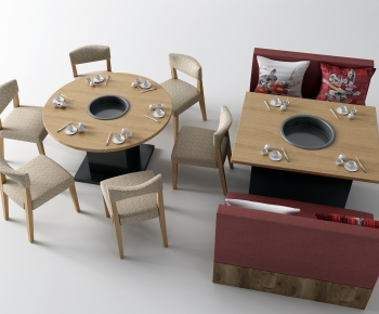 Chinese Style Dining Table And Chairs-ID:309682163