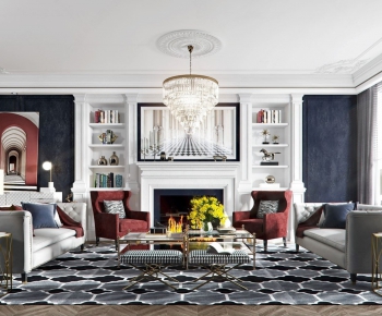 American Style A Living Room-ID:291518698