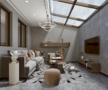 Modern A Living Room-ID:951046142