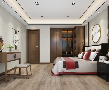 New Chinese Style Bedroom-ID:472637135