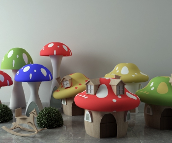 现代儿童玩具蘑菇-ID:213541967