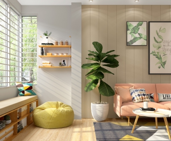 Nordic Style A Living Room-ID:851424924