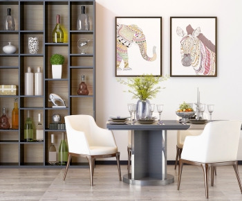 Modern Dining Table And Chairs-ID:153155832