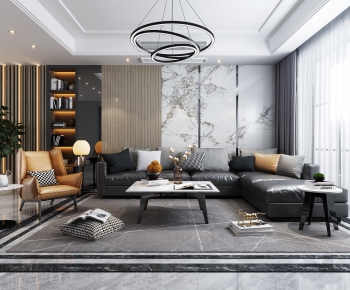 Modern A Living Room-ID:110196446