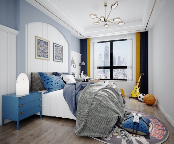 Nordic Style Boy's Room And Son's Room-ID:224245345