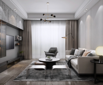 Modern A Living Room-ID:567411157