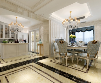 French Style Dining Room-ID:967342636
