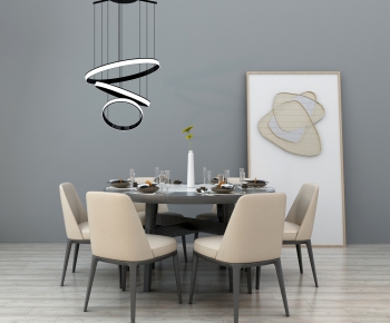 Modern Dining Table And Chairs-ID:670173282