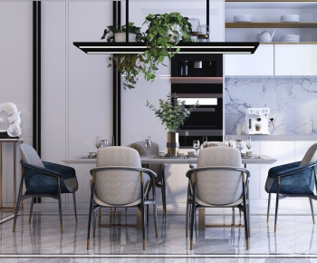 Modern Dining Table And Chairs-ID:230958114