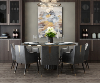 Modern Dining Table And Chairs-ID:968639374