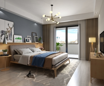Nordic Style Bedroom-ID:477363619