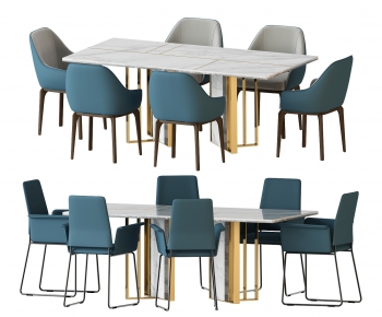 Modern Dining Table And Chairs-ID:751443778