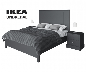 American Style Double Bed-ID:923335425
