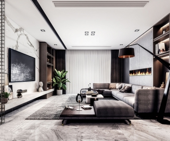 Modern A Living Room-ID:570752795