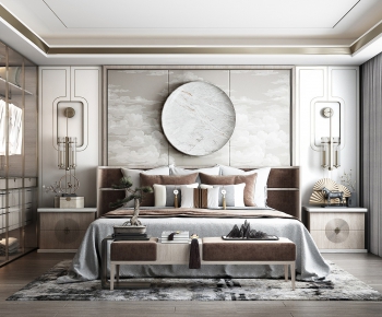 New Chinese Style Bedroom-ID:112092736