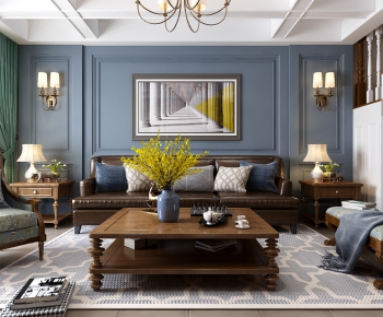 American Style A Living Room-ID:903904794
