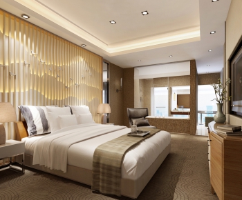 New Chinese Style Bedroom-ID:995532625