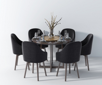 Modern Dining Table And Chairs-ID:997246385