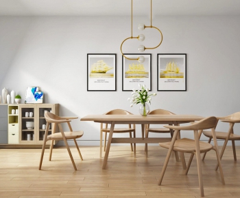 Nordic Style Dining Table And Chairs-ID:960797629