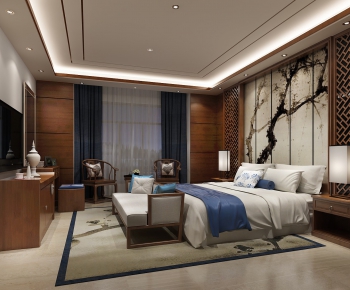 Chinese Style Bedroom-ID:802358522