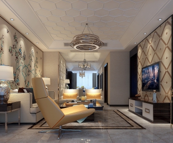 Hong Kong Style A Living Room-ID:370543772