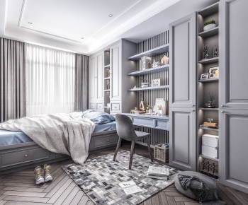 Nordic Style Bedroom-ID:155324735