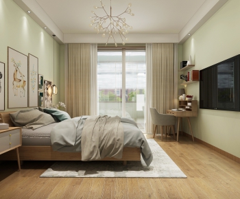 Nordic Style Bedroom-ID:738532883