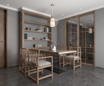 New Chinese Style Dining Room-ID:923265499