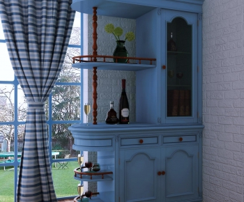 American Style Wine Cabinet-ID:177755111
