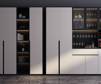 Modern Wine Cabinet-ID:520197751