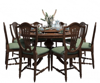 Modern Dining Table And Chairs-ID:395235863