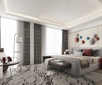 New Chinese Style Bedroom-ID:956503317