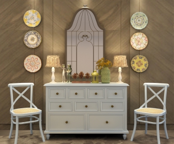 American Style Decorative Cabinet-ID:473610263