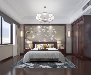 Chinese Style Bedroom-ID:198284673
