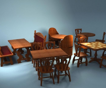Modern Dining Table And Chairs-ID:459687616
