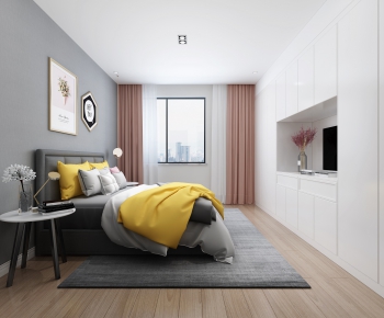 Nordic Style Bedroom-ID:844164615