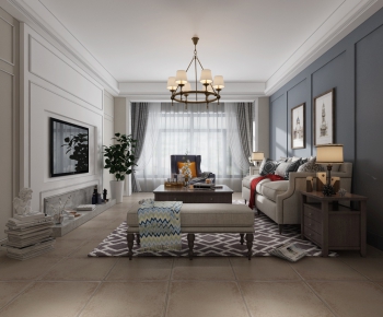 American Style A Living Room-ID:508144438