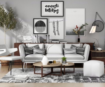 Nordic Style Sofa Combination-ID:245635165