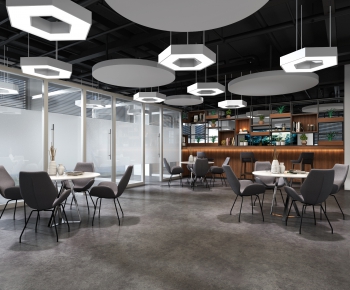 Modern Office Tea Room-ID:612918681