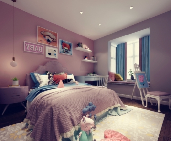 Modern Girl's Room Daughter's Room-ID:974959277