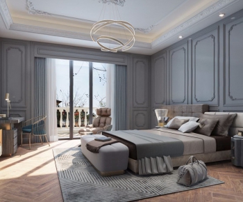 French Style Bedroom-ID:656525858
